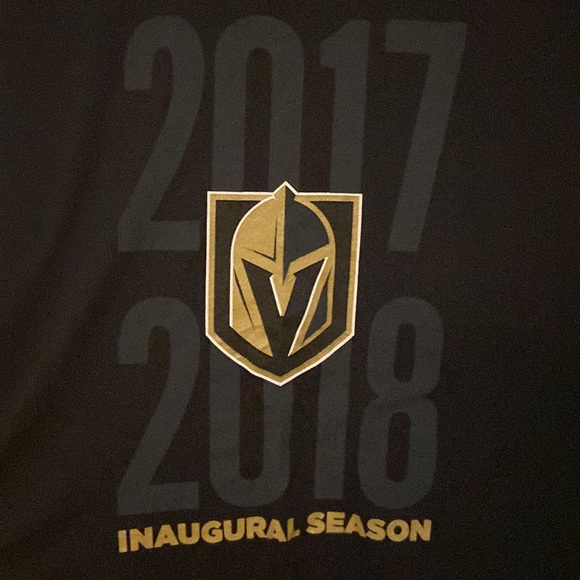 NHL Las Vegas Golden Knights Inaugural Season 2017-2018 T-Shirt Mens Size 3XL 🔥 - Picture 2 of 5